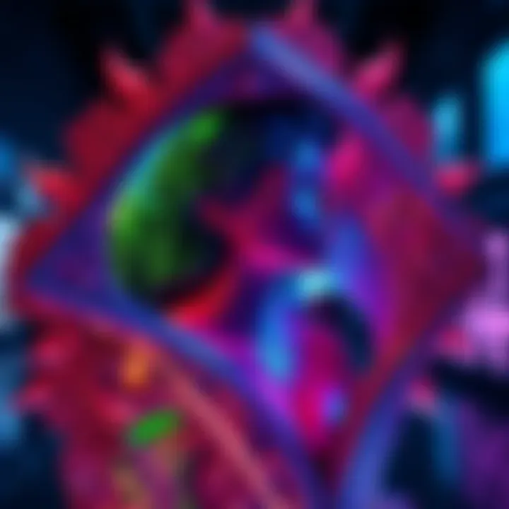 A dynamic sculpture representing motherhood, reacting to real-time data, with intricate designs and vibrant colors.