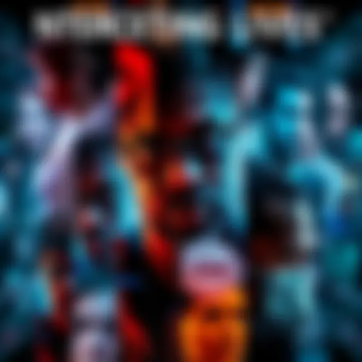 A visual representation of interconnected human experiences and societal issues, featuring a collage of diverse individuals and situations.