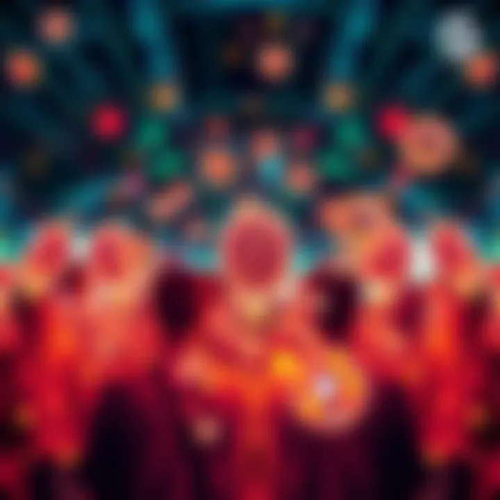 Intricate Thought Patterns A visual representation of complex ideas interconnecting, highlighting the impact of perception and decision-making on social interactions.