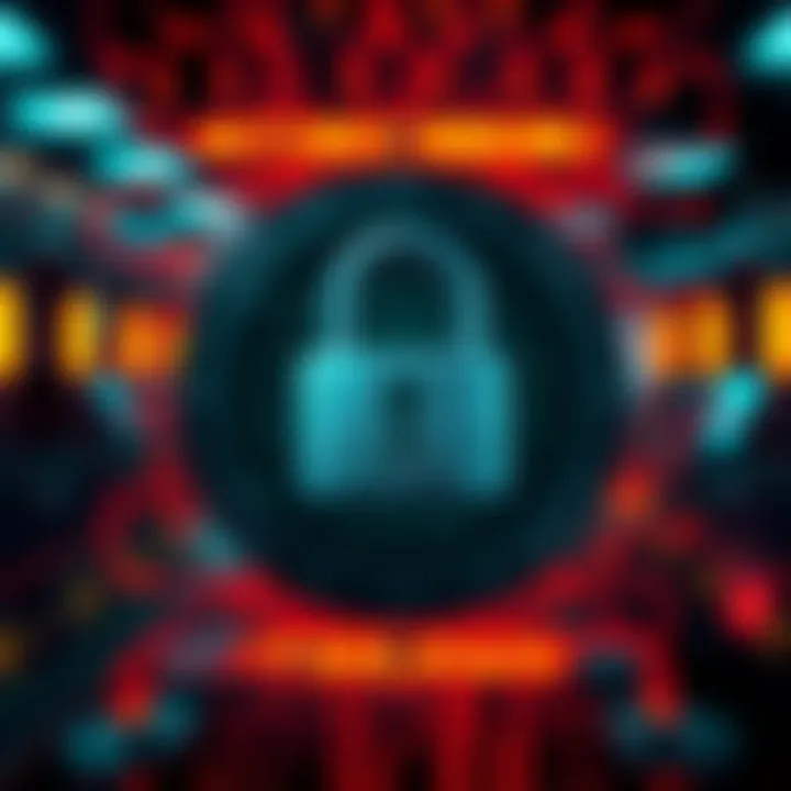 Symbol of Invention Secrecy Act A lock symbol representing the protection of sensitive technology and patents under the Invention Secrecy Act of 1951