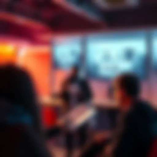 A journalist interviews people about various rumors, taking notes and recording their insights.