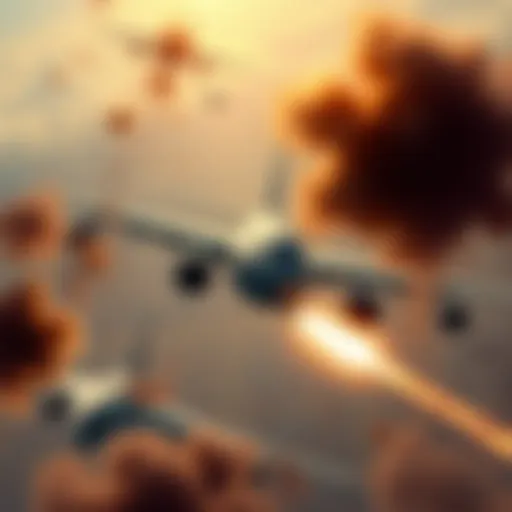 Iranian forces targeting a US E3-Sentry AWACS aircraft at Prince Sultan Air Base in Saudi Arabia