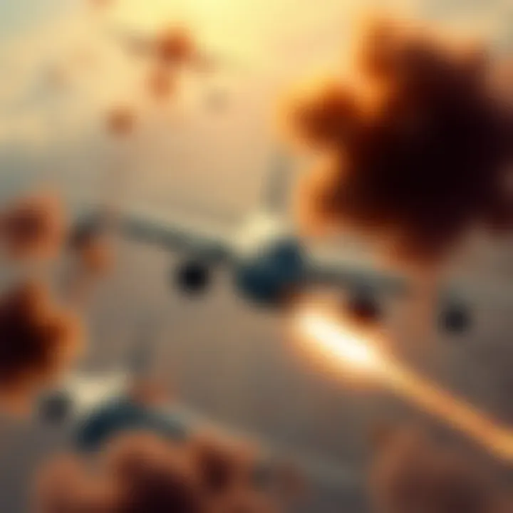 Iranian forces targeting a US E3-Sentry AWACS aircraft at Prince Sultan Air Base in Saudi Arabia