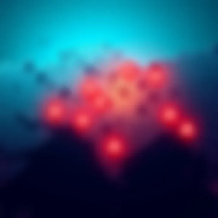 Map showing potential sleeper cell locations activated by Iran outside its borders with warning signs.