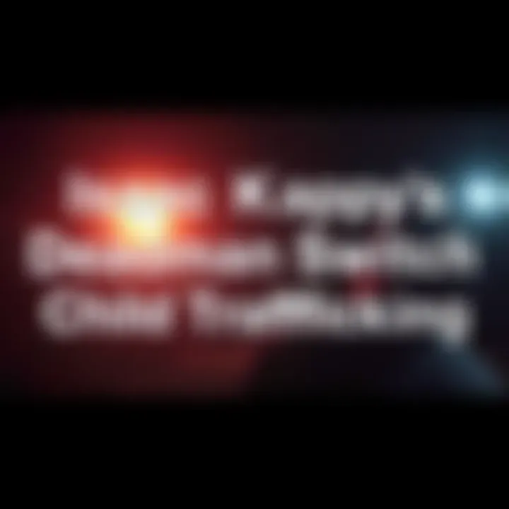A still from Isaac Kappy's video exposing alleged Hollywood ties to child trafficking, with a dark backdrop and serious tone.