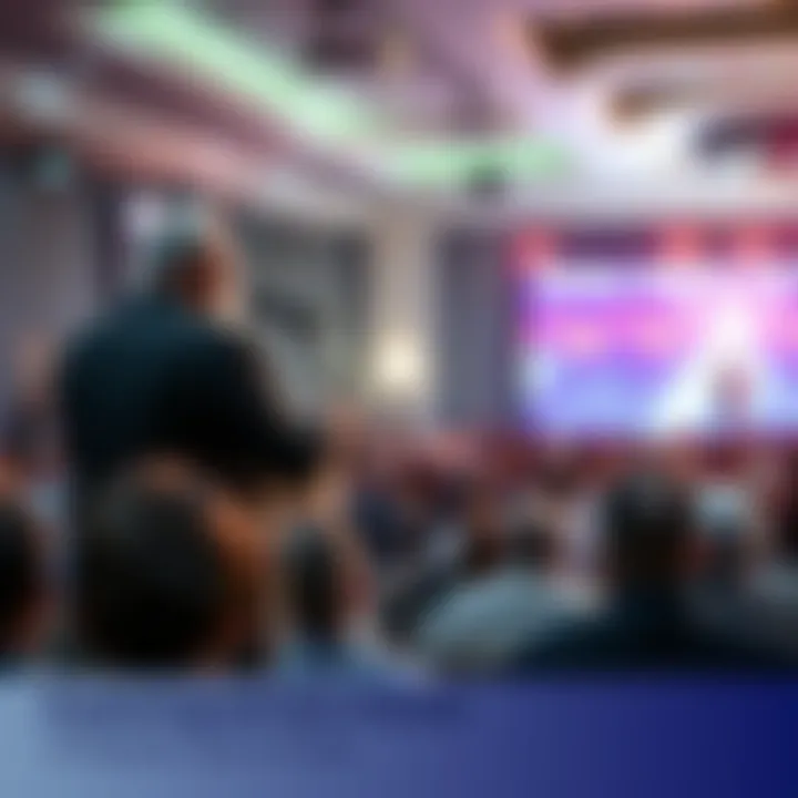 A man named Israel ben David delivers a speech about spirituality and prophecy at a gathering, engaging the audience with his messages.