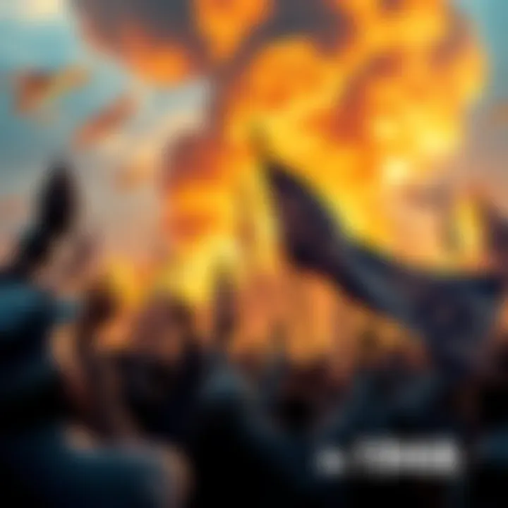 A historic moment showing the declaration of Israel's independence in 1948, with flags and people celebrating.