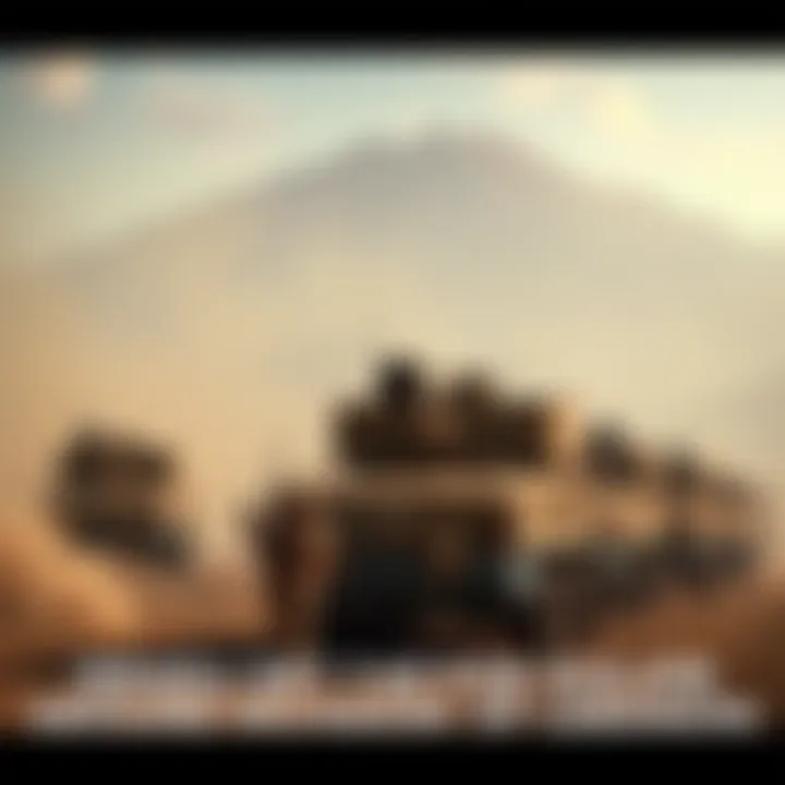 Israeli soldiers and military vehicles in formation, ready for a ground invasion of Lebanon