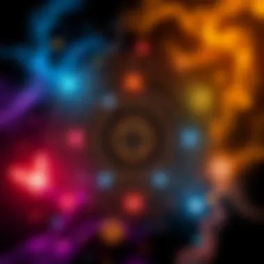 A beautifully designed numerology deck created by James Eads, showcasing unique symbols and a complex code without a key for understanding it.