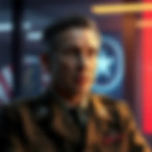 James Fox Discusses Major General McCasland James Fox speaking about missing Major General McCasland, with a serious expression in a news setting