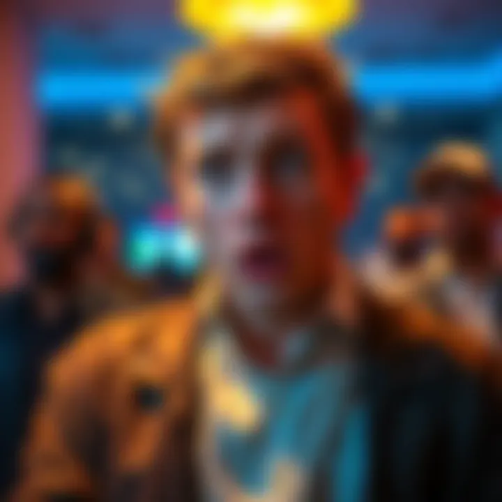 James appears anxious and confused while streaming live for a short time