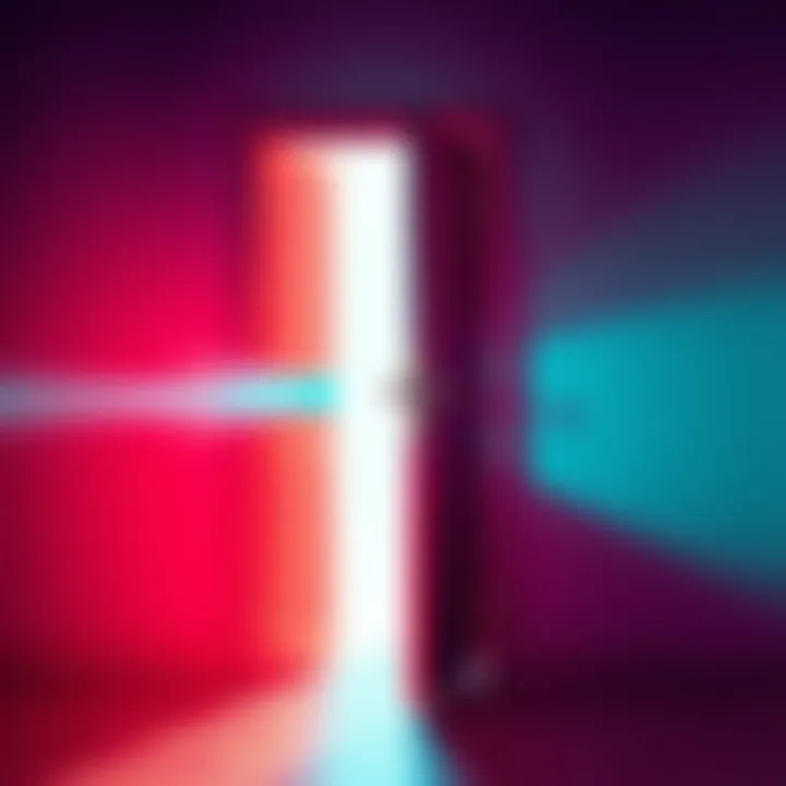 Jammed Door Symbolizing Change A close-up of a jammed door partially open, representing obstacles during an identity shift.