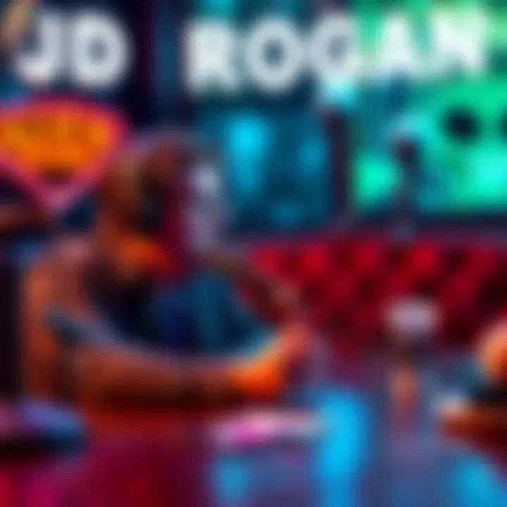 JD Vance speaking on a podcast with Joe Rogan, discussing aliens and demons