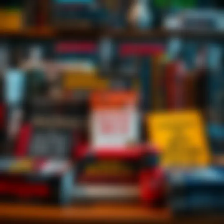 A collection of books including multiple copies of 'Filthy Rich' and titles on narcissism, representing Jeffrey Epstein's Amazon orders.