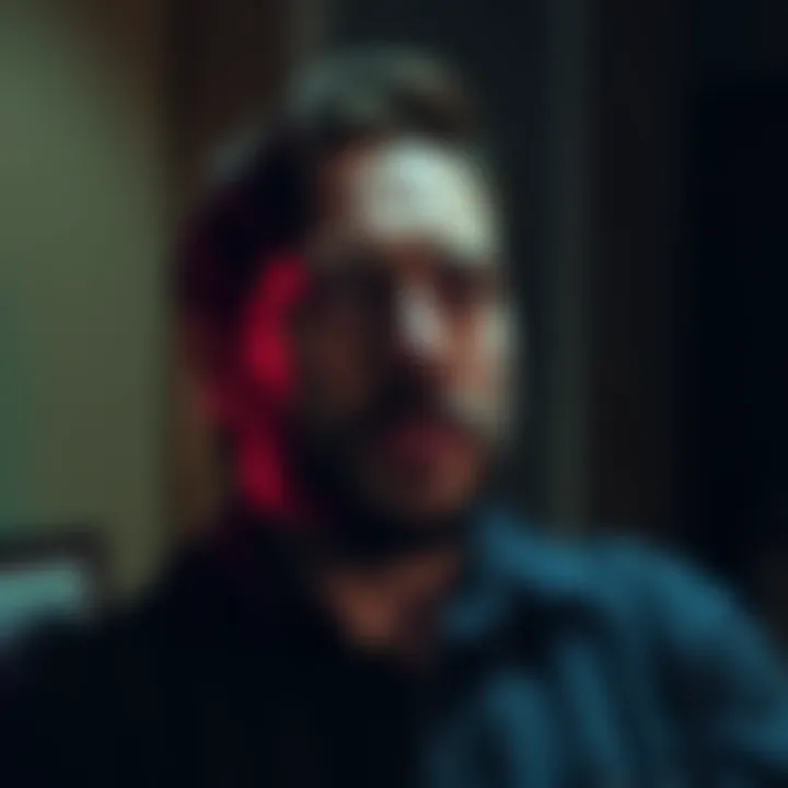 Jeremy Corbell in 'Sleeping Dog' Trailer Jeremy Corbell speaks in a dimly lit setting, revealing secrets about his project 'Sleeping Dog', emphasizing the weight of his words.