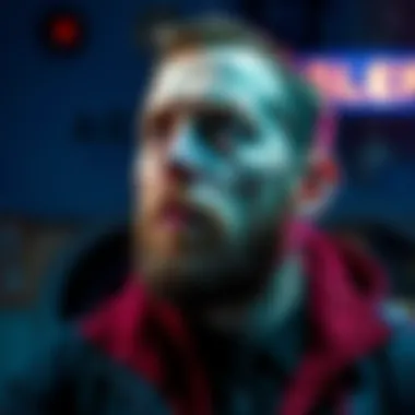 Jeremy Corbell in Sleeping Dog Director Jeremy Corbell appears contemplative in a scene from his documentary Sleeping Dog, focusing on UFOs.