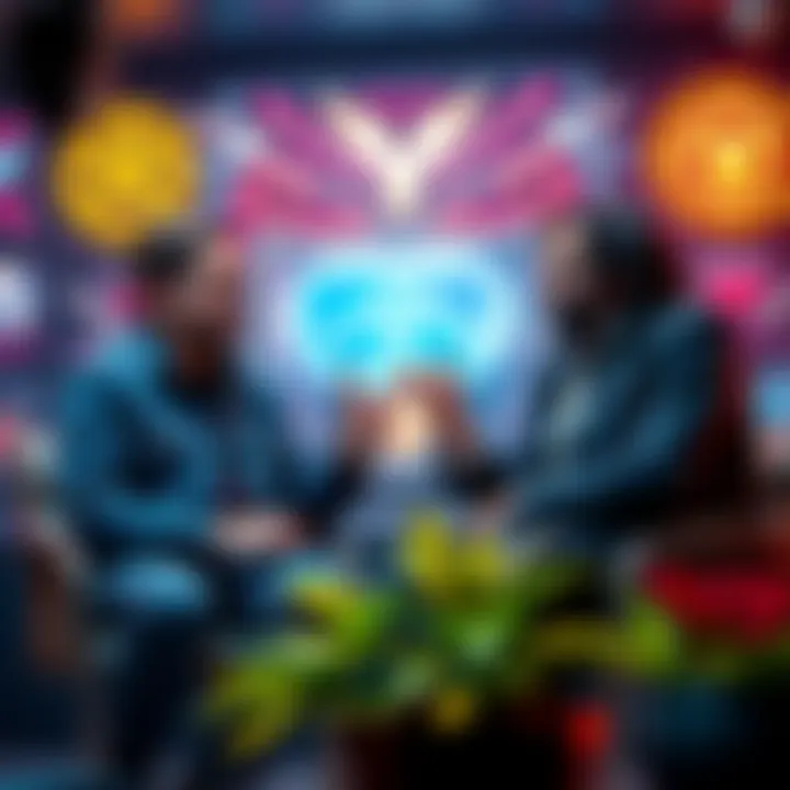 Jesse Michaels and Chris Ramsay sitting together, engaged in a lively discussion about disclosure topics, with a backdrop of relevant symbols and images.