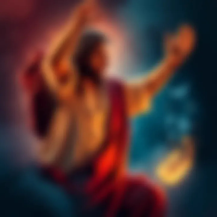 Artistic depiction of Jesus creating miracles, showcasing healing and compassion