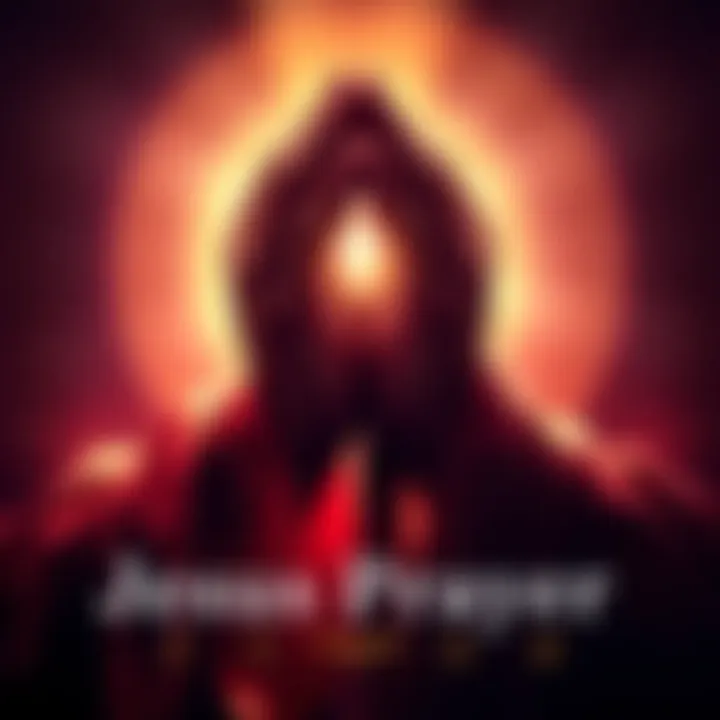 A person with clasped hands in prayer, surrounded by a soft light, symbolizing humility and faith.