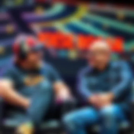 Joe Rogan and Jesse Michels engaged in a conversation, sharing insights and perspectives on various topics.