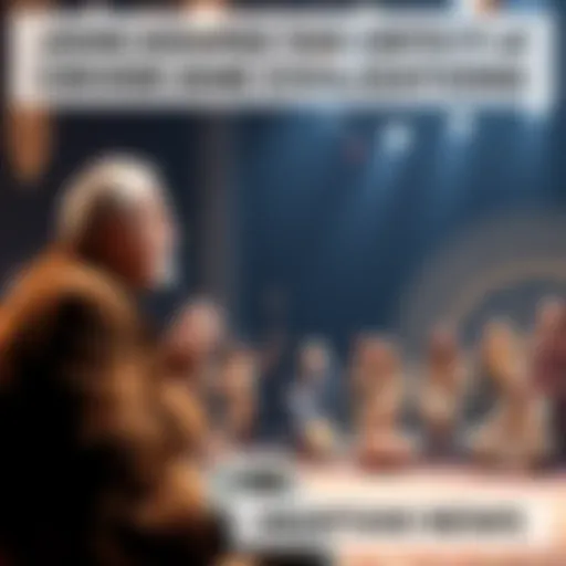 John Hoopes in a lecture setting, passionately critiquing Graham Hancock's theories on Ice Age civilizations.