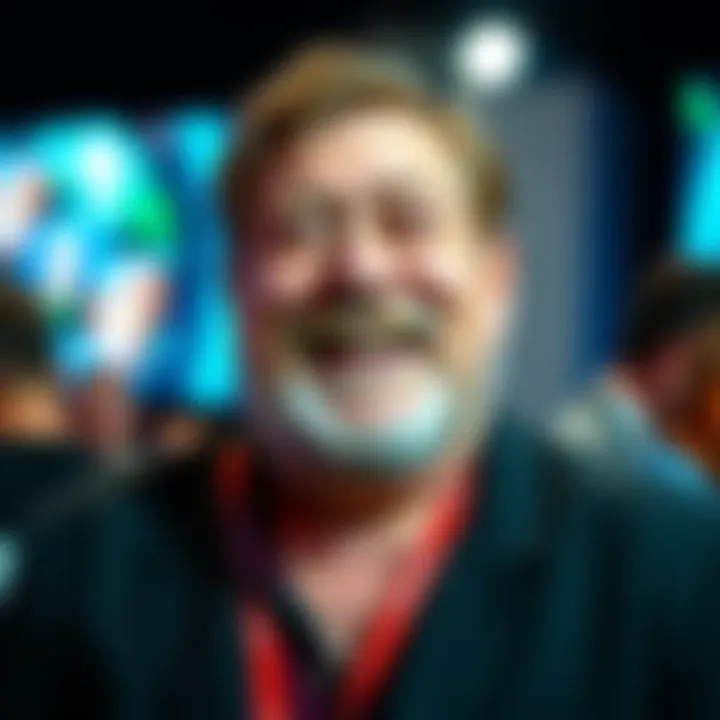 Actor John Goodman smiling happily while attending an event