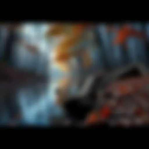 A creek in Pennsylvania where Federal Prosecutor Johnathan Luna was found dead, surrounded by trees and leaves.