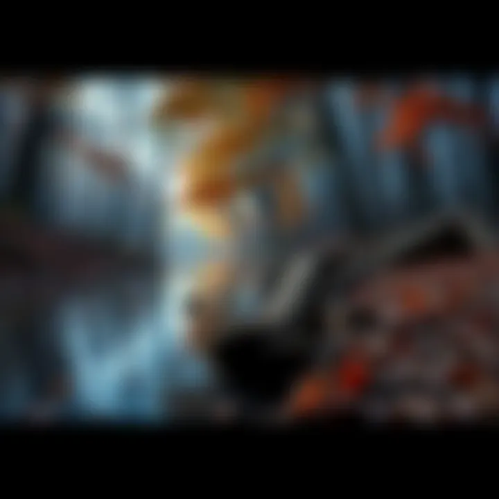 A creek in Pennsylvania where Federal Prosecutor Johnathan Luna was found dead, surrounded by trees and leaves.