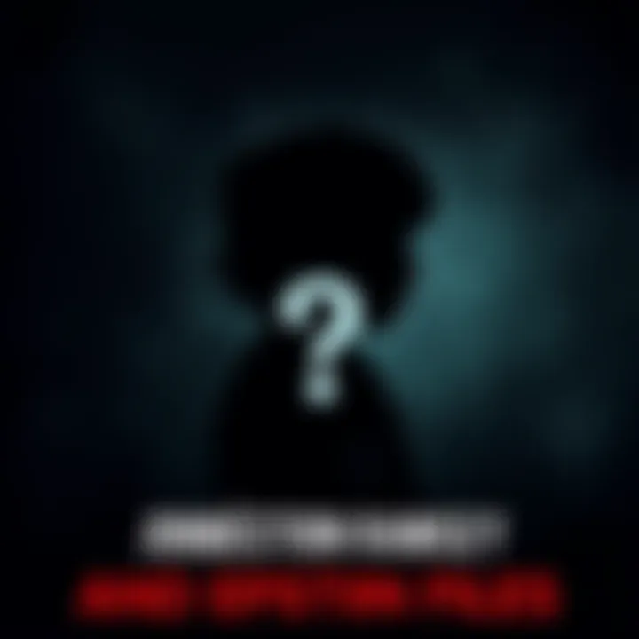 Connection Between JonBenét Ramsey and Epstein Files A dark silhouette of a child with a question mark, representing the JonBenét Ramsey case and potential ties to Epstein files.