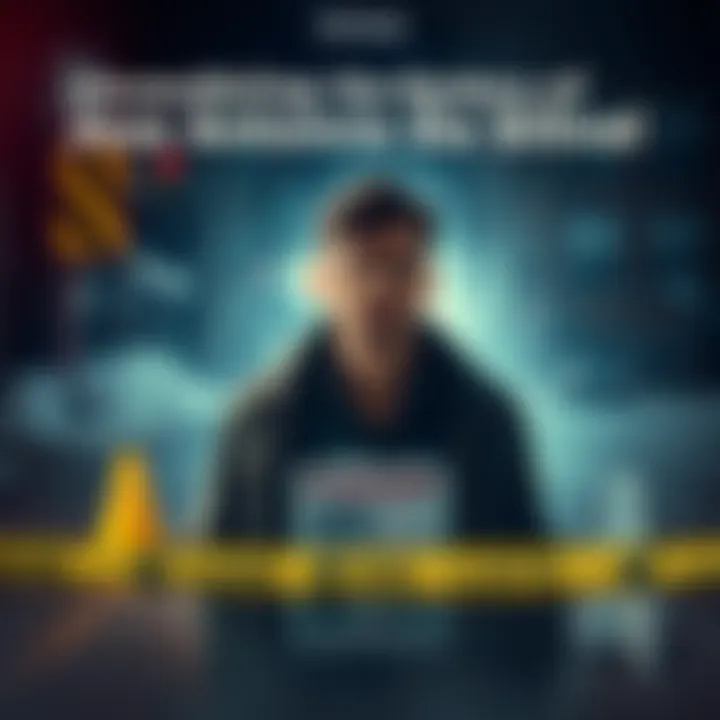 A somber scene depicting the investigation of Jose Antonio Da Silva's abduction with police markers and a lost person's poster.