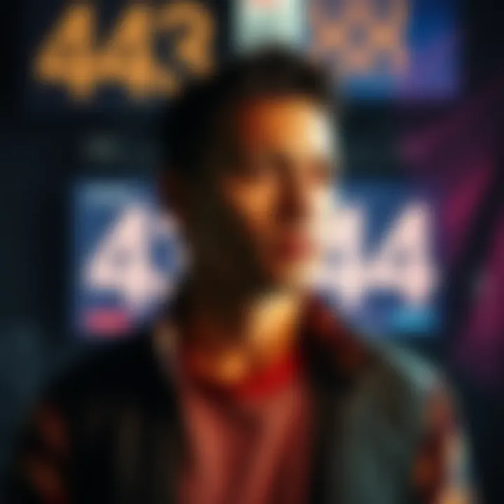 A person reflecting on their experiences, looking thoughtful with numbers 43 and 44 in the background, symbolizing a mix of emotions and significance.