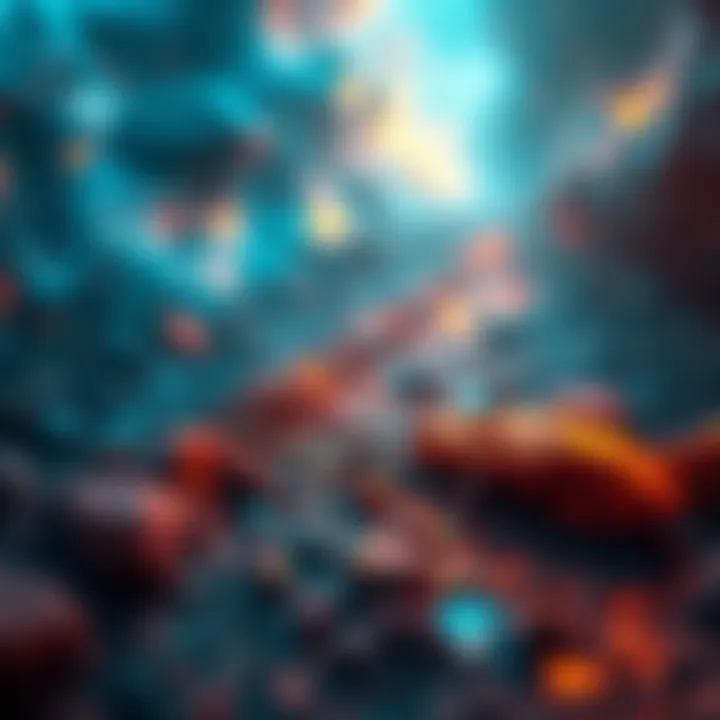 Journey Through Setbacks An abstract representation of resilience and hope amidst challenges