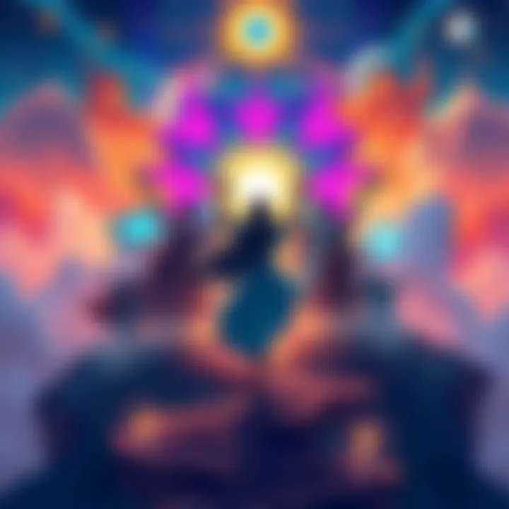 A captivating illustration depicting a diverse group of individuals embarking on their unique paths to recovery, surrounded by elements of magick and spirituality, symbolizing hope and empowerment.