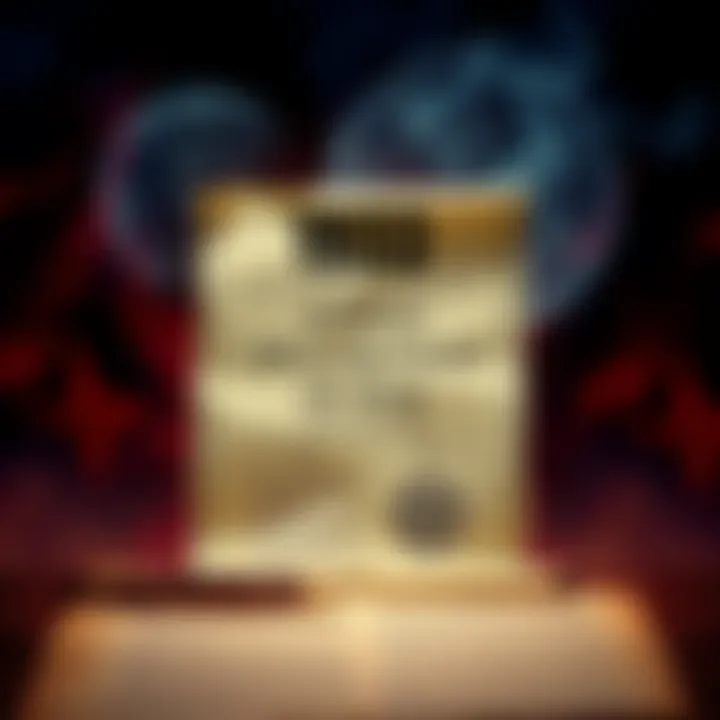 Judea's Declaration of War Historical document showing Judea's declaration of war on Germany in 1933 with a dramatic background.