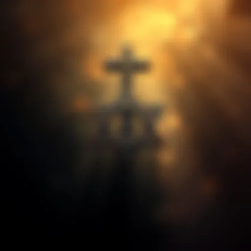 A blend of Jewish and Christian symbols, including a Star of David and a cross, representing the unity between the two faiths.