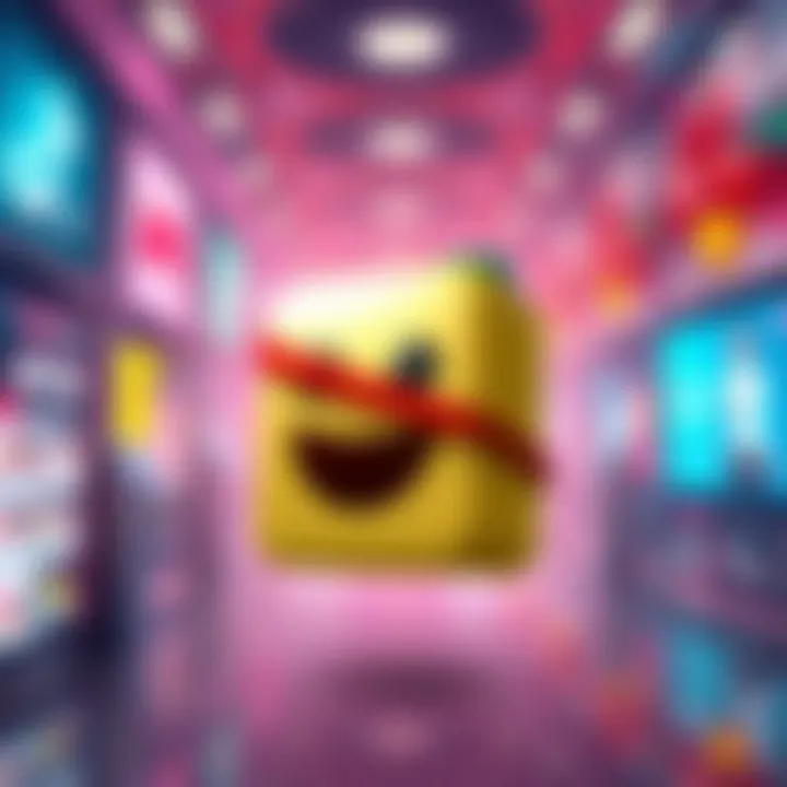 A crossed-out juice box emoji symbolizing the ban on TikTok, with a social media theme in the background.