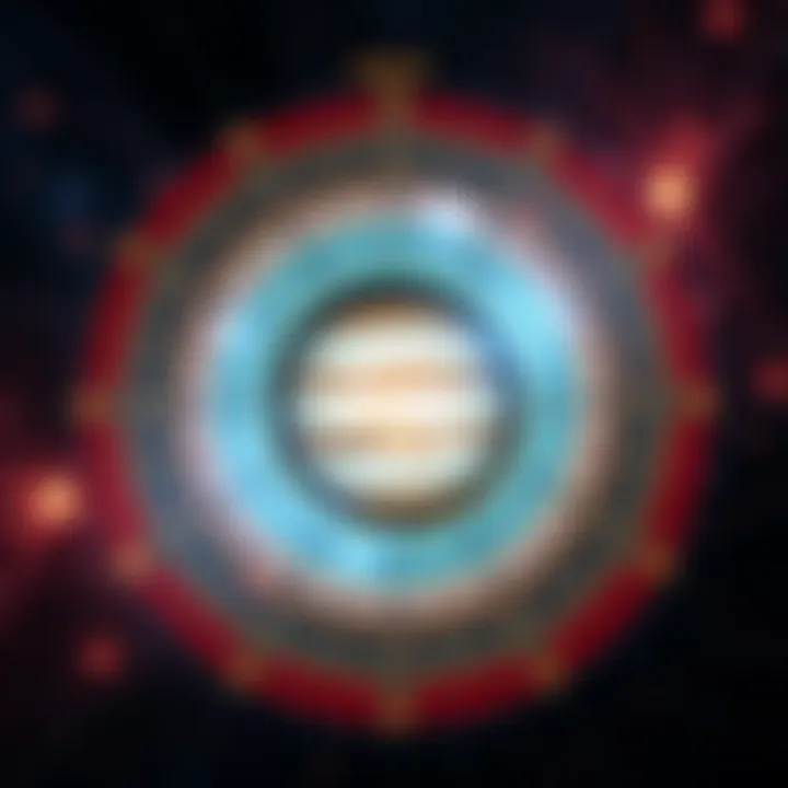 Jupiter in Gemini An astrological chart showing Jupiter's retrograde position in Gemini, with emphasis on the 6th house influences