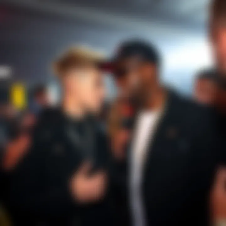 Justin Bieber confronts Usher in a tense moment at a star-studded party hosted by Beyoncé.