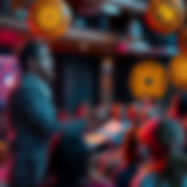 Kapiel Raaj teaching astrology Kapiel Raaj explaining astrology concepts to an engaged audience