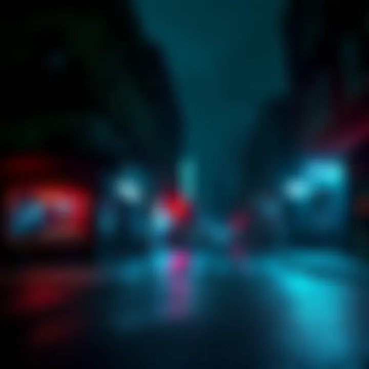 Karina Holmer's Disappearance A dark city street at night with empty bar scene, symbolizing the night Karina Holmer went missing after partying.