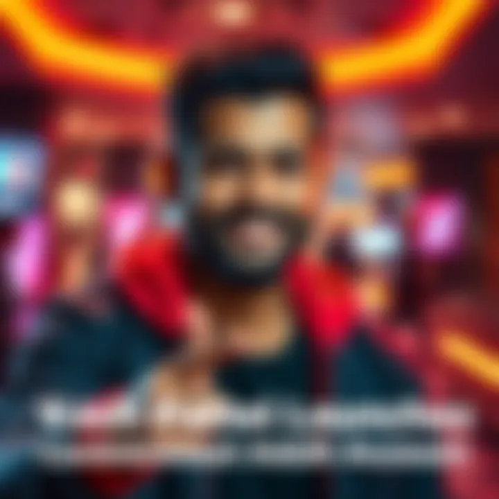 Kash Patel promoting his new adult content account, looking confident and engaging