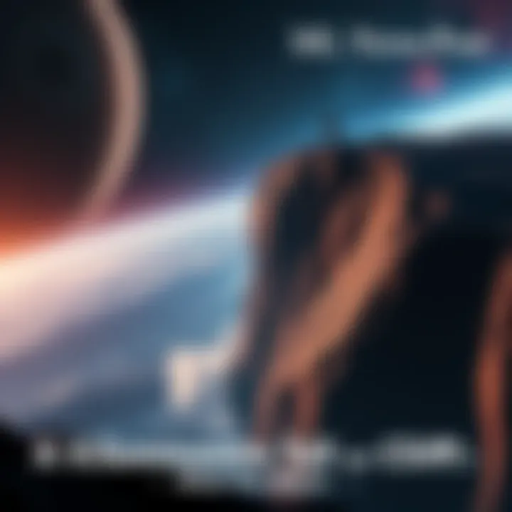 A breathtaking view of a kilometre-tall cliff on a comet against the backdrop of space