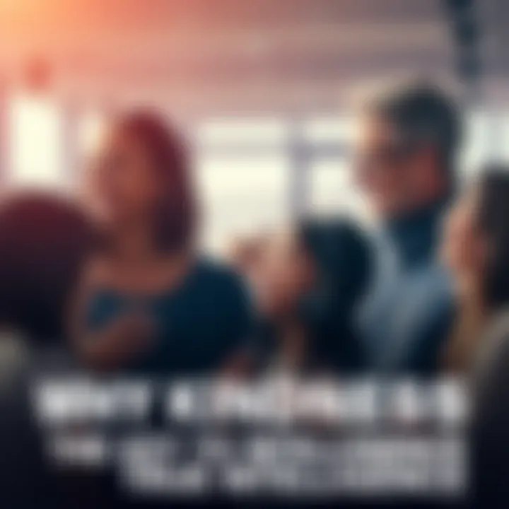 A group of diverse people engaging in a friendly conversation, showing warmth and compassion.