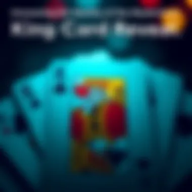 A close-up of a playing card featuring a king, highlighted among other numbered cards, suggesting anticipation for an upcoming reveal.