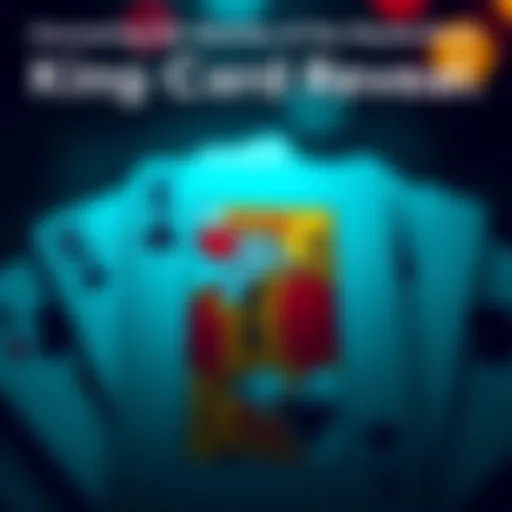 A close-up of a playing card featuring a king, highlighted among other numbered cards, suggesting anticipation for an upcoming reveal.