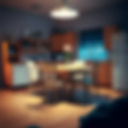 Roommates find kitchen chairs and table rearranged in the morning, showing signs of unusual movement overnight.