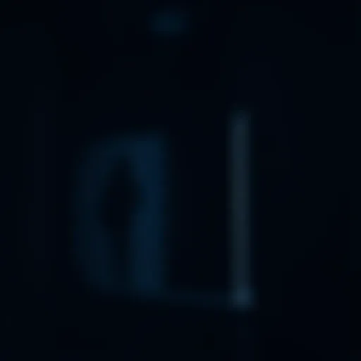 A dark room with shadows and a mysterious figure casting a shadow by the door, suggesting strange knocking noises.