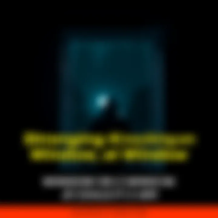 A shadowy figure outside a dimly lit window at night, suggesting mysterious knocking sounds