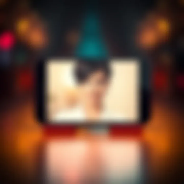 A smartphone screen displaying Kris Jenner's image as wallpaper, symbolizing good luck and prosperity