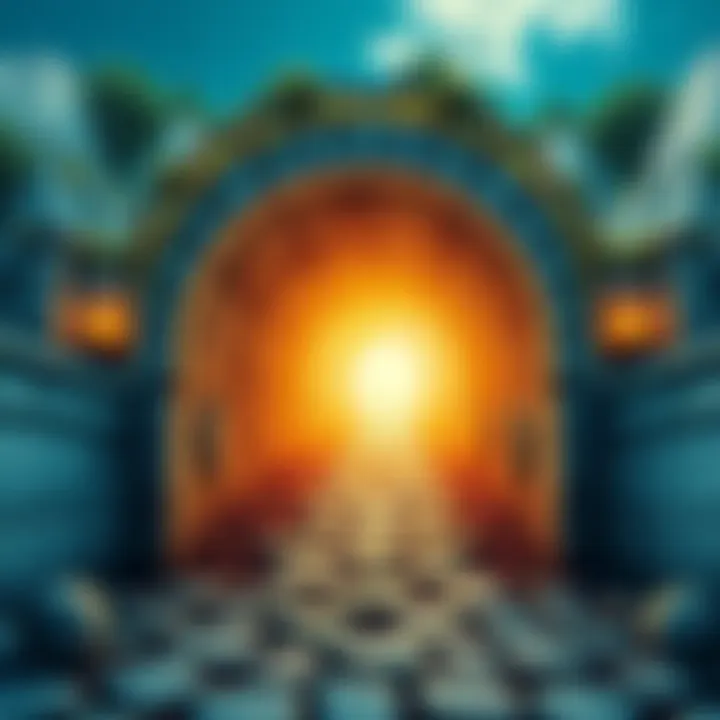 A serene path symbolizing growth and tranquility inspired by Krishnamurti's philosophy.